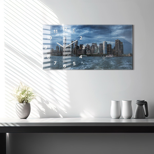 Reloj horizontal Panorama de Nueva York