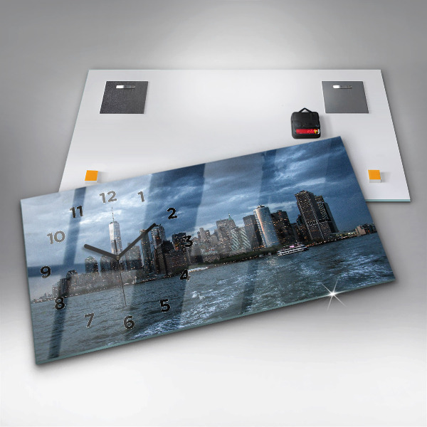 Reloj horizontal Panorama de Nueva York