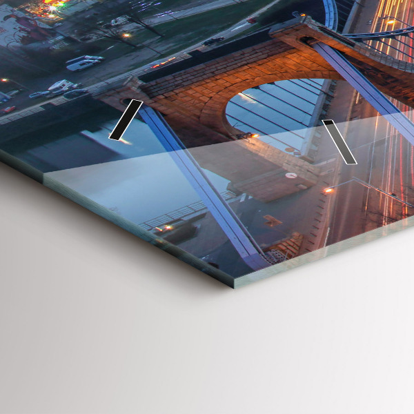 Reloj horizontal Wrocław desde un dron