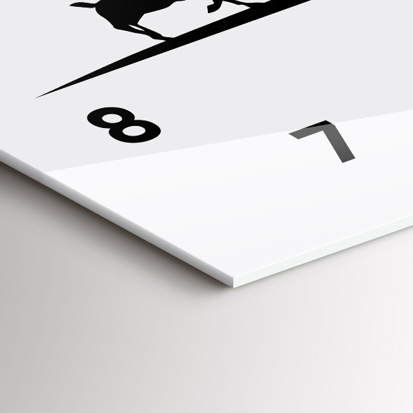 Reloj horizontal Gráfico del horizonte de Poznan