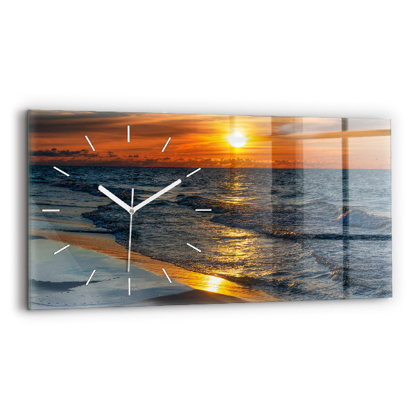 Reloj de cristal horizontal Władysławowo Mar Báltico