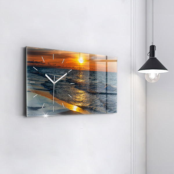 Reloj de cristal horizontal Władysławowo Mar Báltico