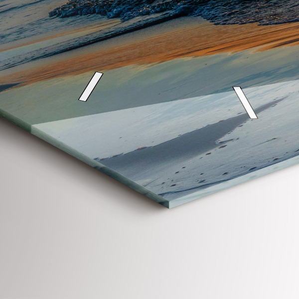 Reloj de cristal horizontal Władysławowo Mar Báltico