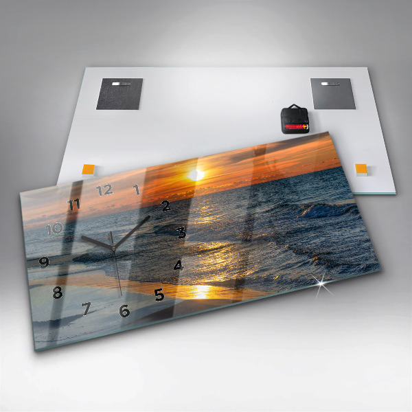 Reloj de cristal horizontal Władysławowo Mar Báltico