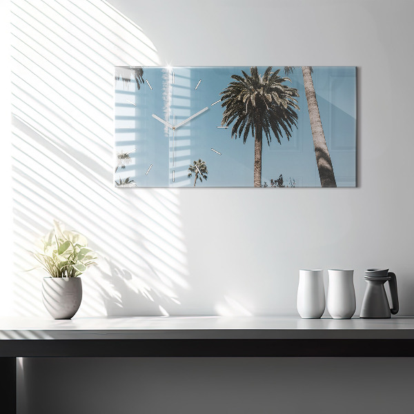 Reloj horizontal Palmeras en Los Ángeles