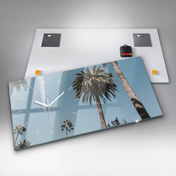 Reloj horizontal Palmeras en Los Ángeles