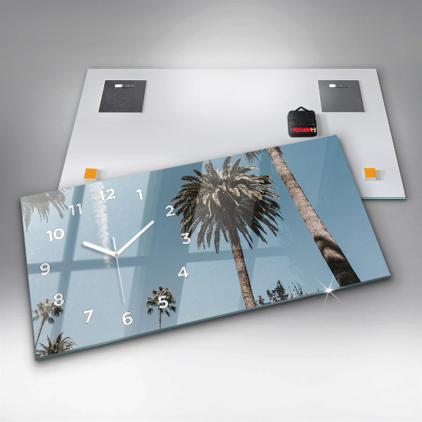 Reloj horizontal Palmeras en Los Ángeles