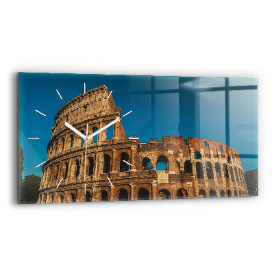 Reloj de cristal horizontal Coliseo en Italia