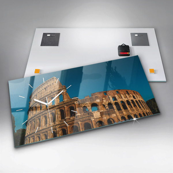 Reloj de cristal horizontal Coliseo en Italia