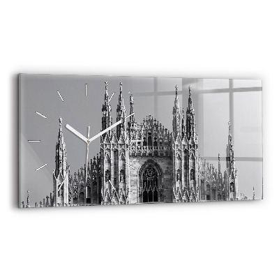 Reloj de cristal horizontal Catedral Duomo Di Milano