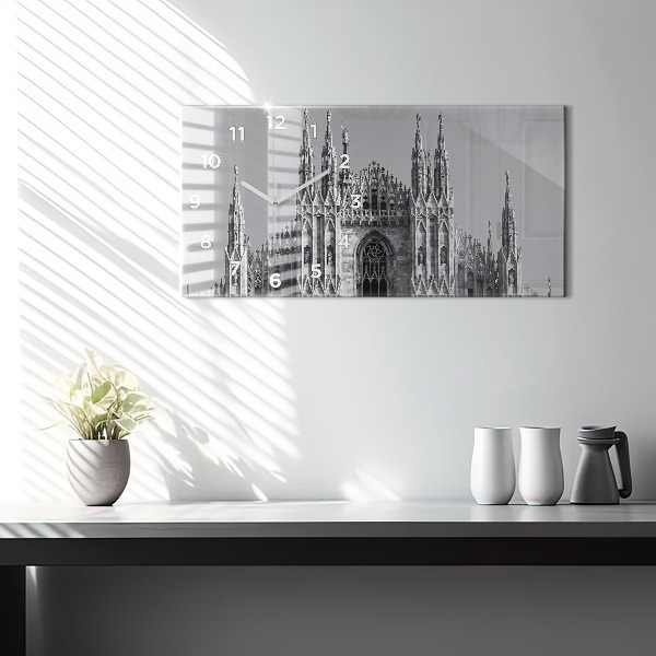 Reloj de cristal horizontal Catedral Duomo Di Milano