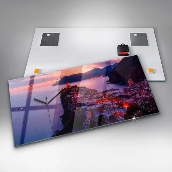 Reloj horizontal Pie de foto