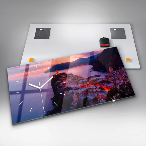 Reloj horizontal Pie de foto