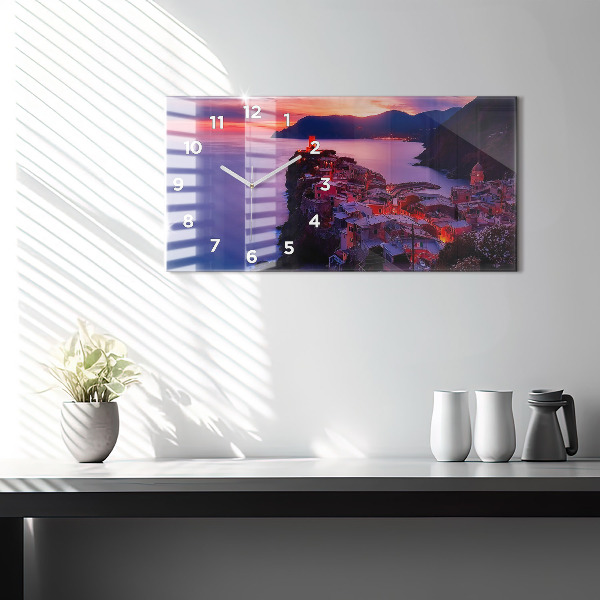 Reloj horizontal Pie de foto