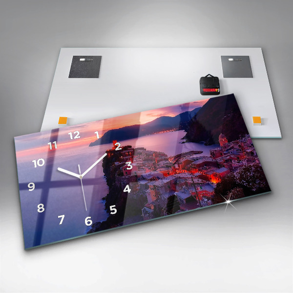 Reloj horizontal Pie de foto