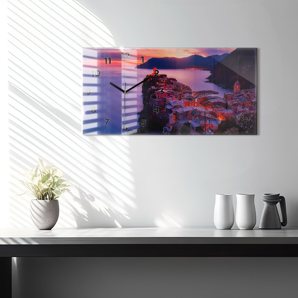 Reloj horizontal Pie de foto