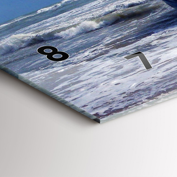 Reloj de cristal horizontal Embarcación hundida