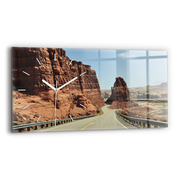 Reloj horizontal Ruta 66 en EEUU