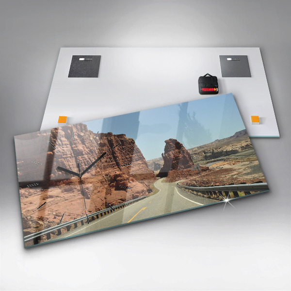 Reloj horizontal Ruta 66 en EEUU