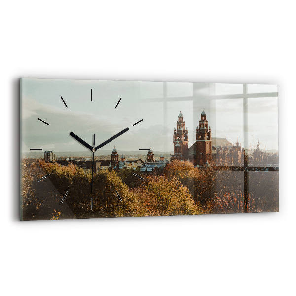 Reloj de cristal horizontal Galería de arte en Glasgow