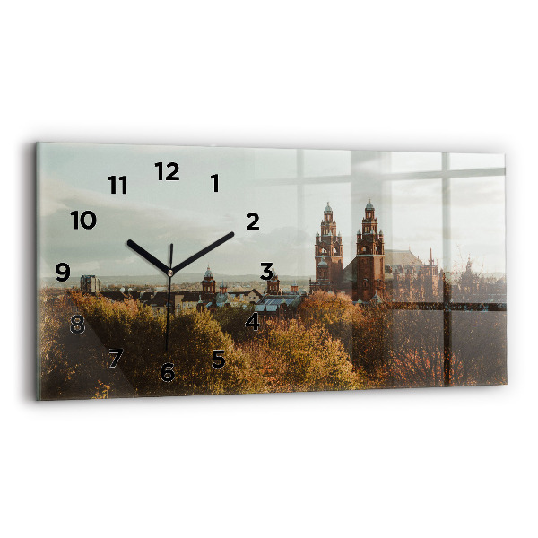 Reloj de cristal horizontal Galería de arte en Glasgow