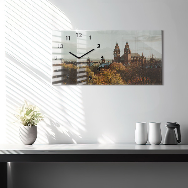 Reloj de cristal horizontal Galería de arte en Glasgow