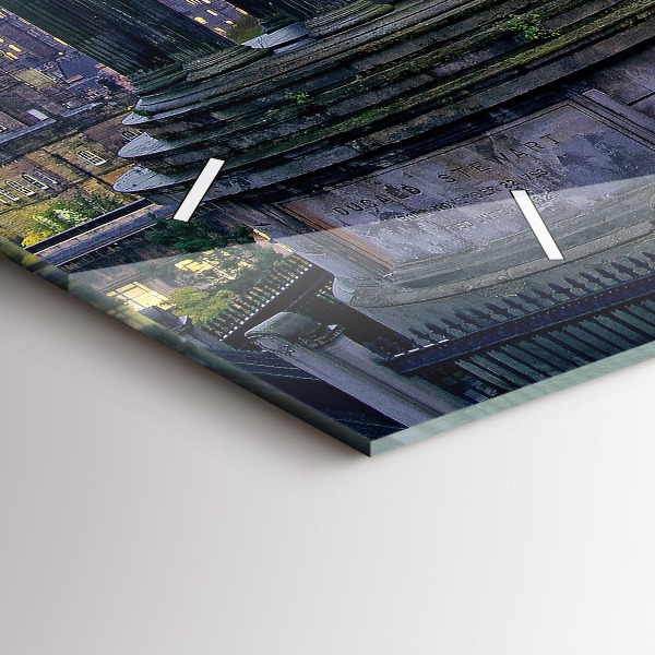 Reloj de cristal horizontal Edimburgo desde Calton Hill