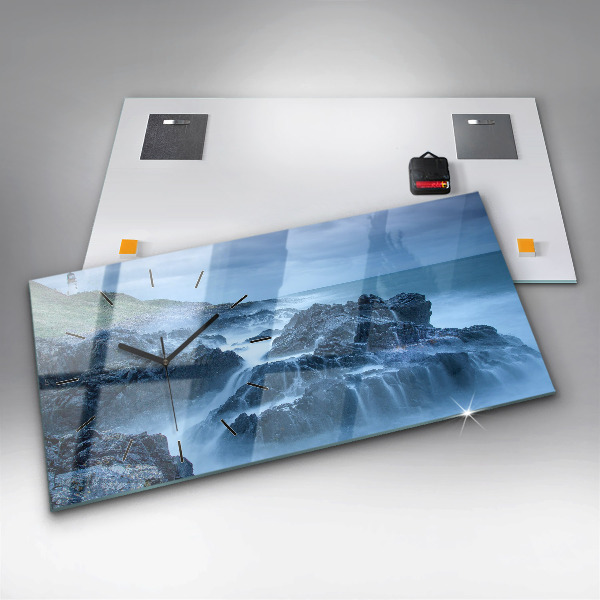 Reloj de cristal horizontal Faro