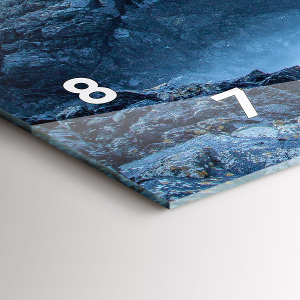 Reloj de cristal horizontal Faro