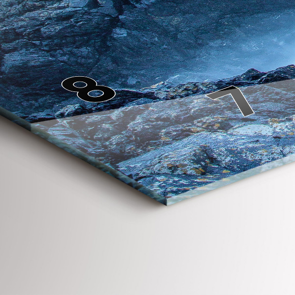 Reloj de cristal horizontal Faro