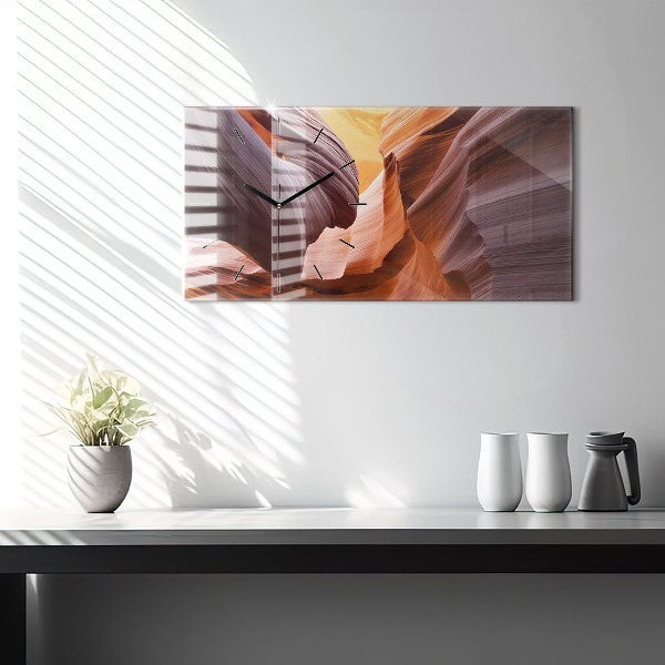 Reloj de cristal horizontal Cañón del Antílope