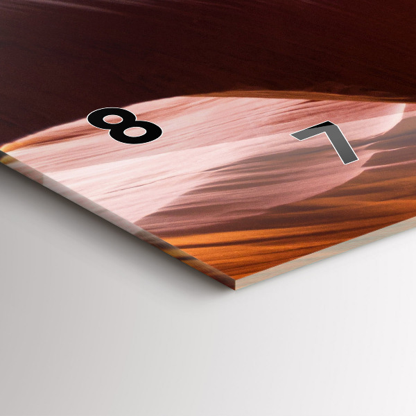 Reloj de cristal horizontal Cañón del Antílope