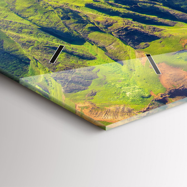 Reloj de cristal horizontal Mar hawaiano