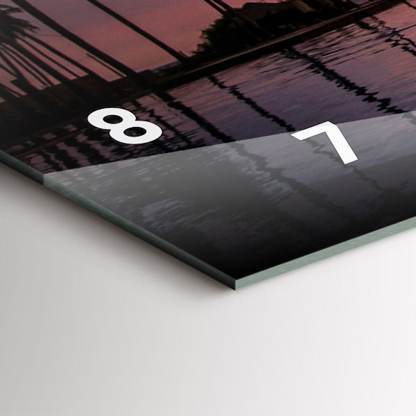 Reloj horizontal Palmeras en Hawai