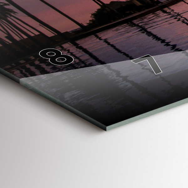 Reloj horizontal Palmeras en Hawai