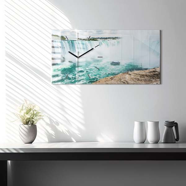 Reloj horizontal Barco en el Niágara