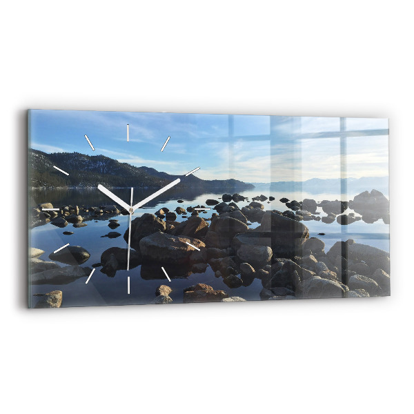 Reloj de cristal horizontal Vista del mar