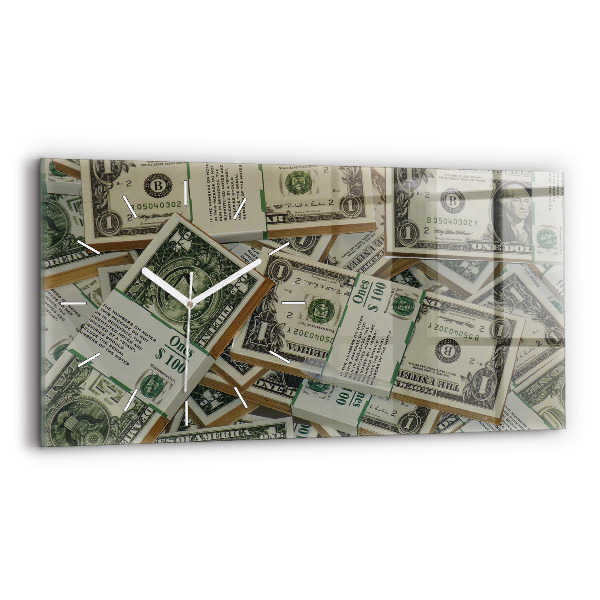 Reloj horizontal 1 dólar estadounidense