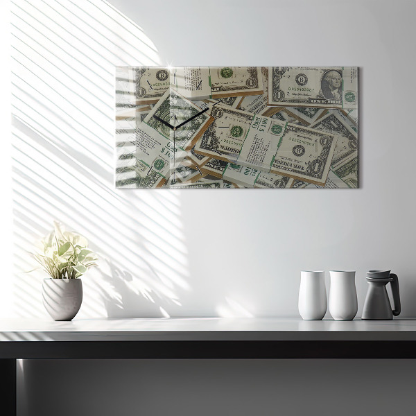 Reloj horizontal 1 dólar estadounidense