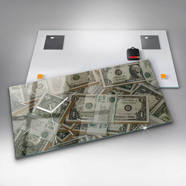 Reloj horizontal 1 dólar estadounidense