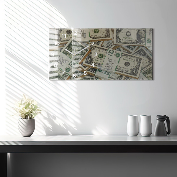 Reloj horizontal 1 dólar estadounidense