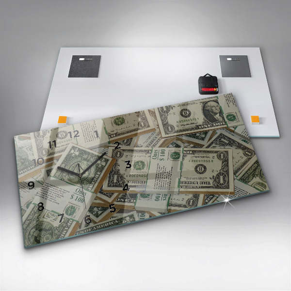Reloj horizontal 1 dólar estadounidense