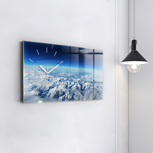 Reloj horizontal Barco de pesca en el puerto