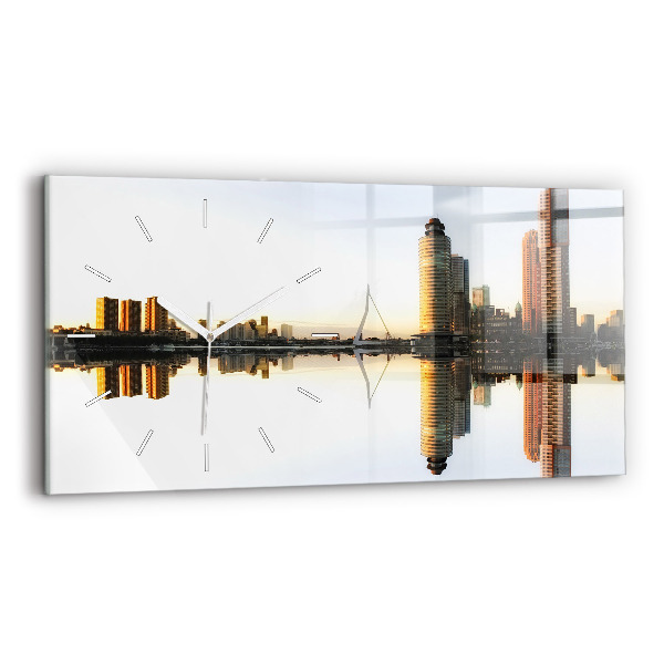 Reloj horizontal Ciudad junto al río