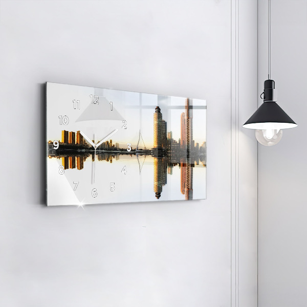 Reloj horizontal Ciudad junto al río