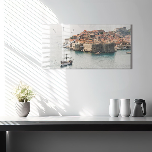 Reloj horizontal Velero en Dubrovnik