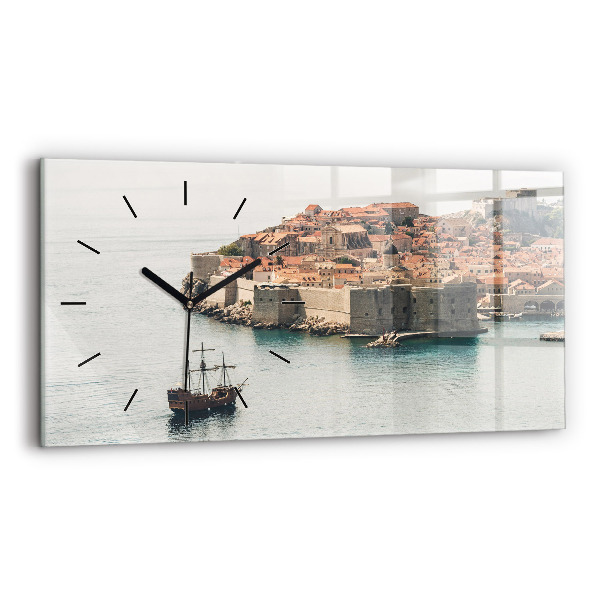 Reloj horizontal Velero en Dubrovnik