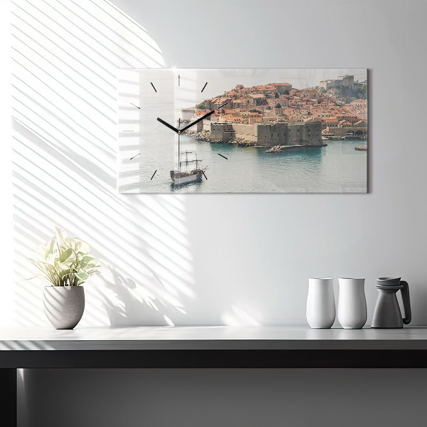 Reloj horizontal Velero en Dubrovnik