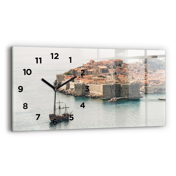 Reloj horizontal Velero en Dubrovnik