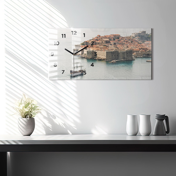 Reloj horizontal Velero en Dubrovnik